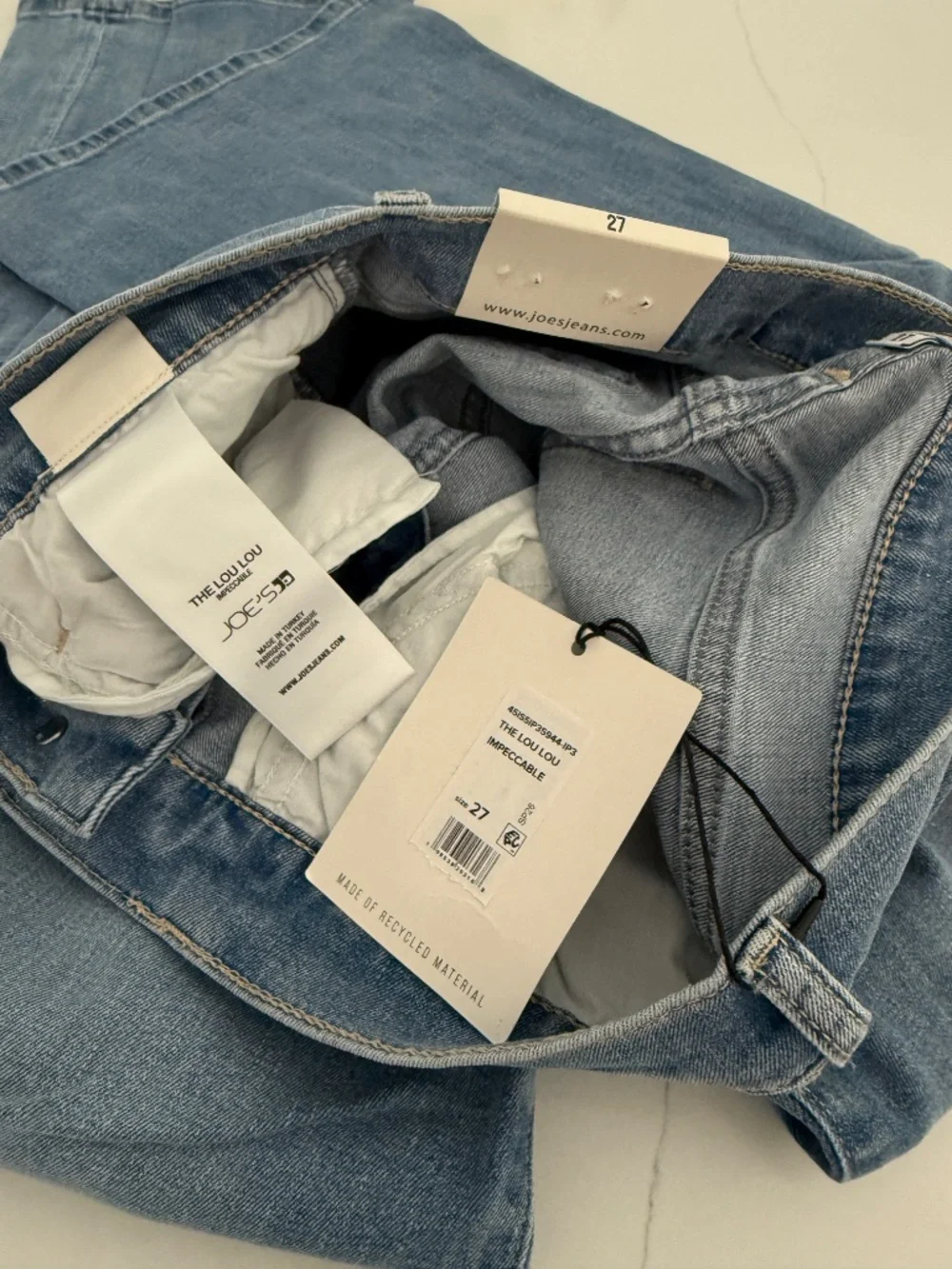 Joe's Jeans The Lou Lou I'm Impeccable Color NWT Size 27 Wide Leg Low Rise